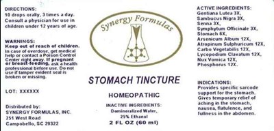 Stomach Tincture (Syng0006 Stomach Tincture 5 23 12)